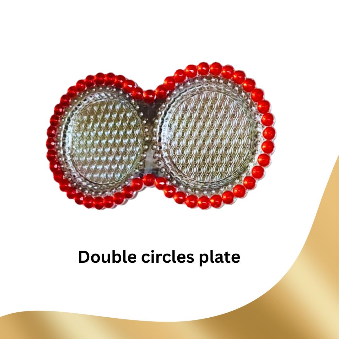 Double Circles Plate