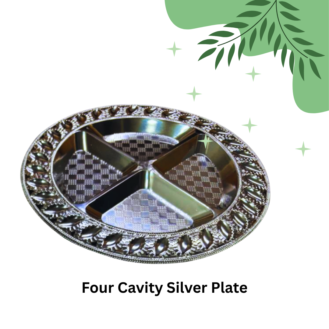 Four Cavity Silver Plate