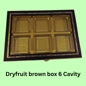 Dryfruit Brown Box 6 Cavity