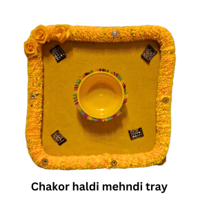 Chakor Haldi Mehndi Tray