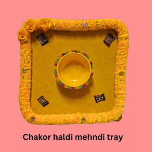 Chakor Haldi Mehndi Tray