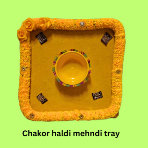 Chakor Haldi Mehndi Tray