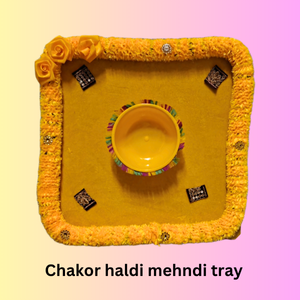 Chakor Haldi Mehndi Tray