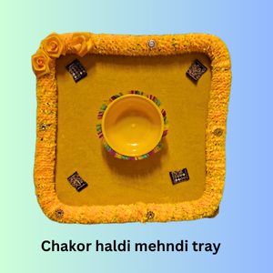 Chakor Haldi Mehndi Tray