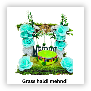 Grass Haldi Mehndi
