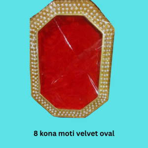 8 Kona Moti Velvet Oval Tray