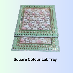 2.25 Inch Chakor Border Lak Tray