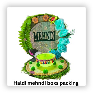 Haldi Mehndi Boxs Packing