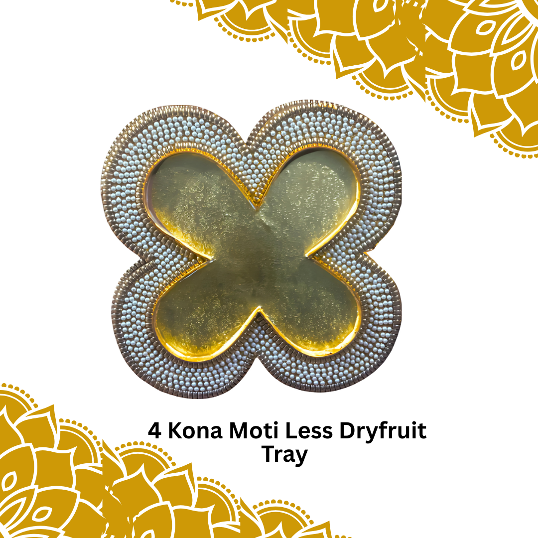 4 Kona Moti Less Dryfruit Tray