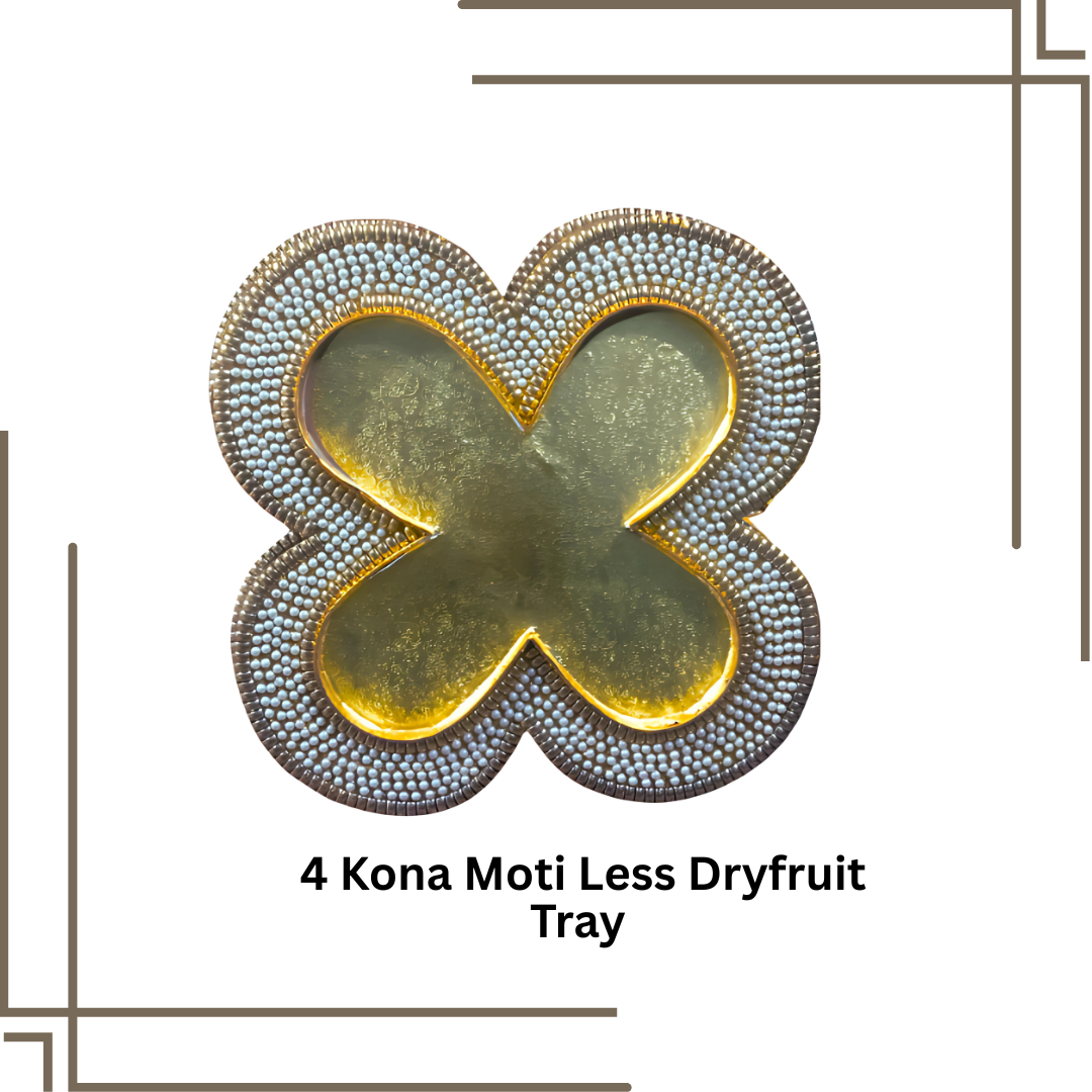 4 Kona Moti Less Dryfruit Tray