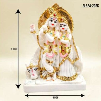 9" WHITE GOLD COW RK*SL624-2CRK