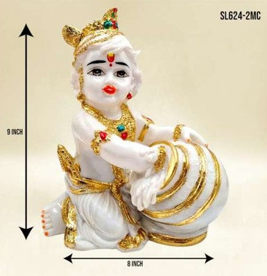 9" WHITE GOLD MAKHAN CHOR*SL624-2MC