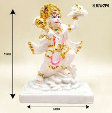 9" WHITE GOLD PAHAR H*SL624-2PH