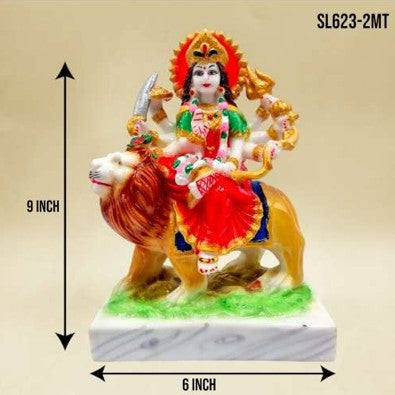 9" WHITE (C) GOD MATA*SL623-2MT