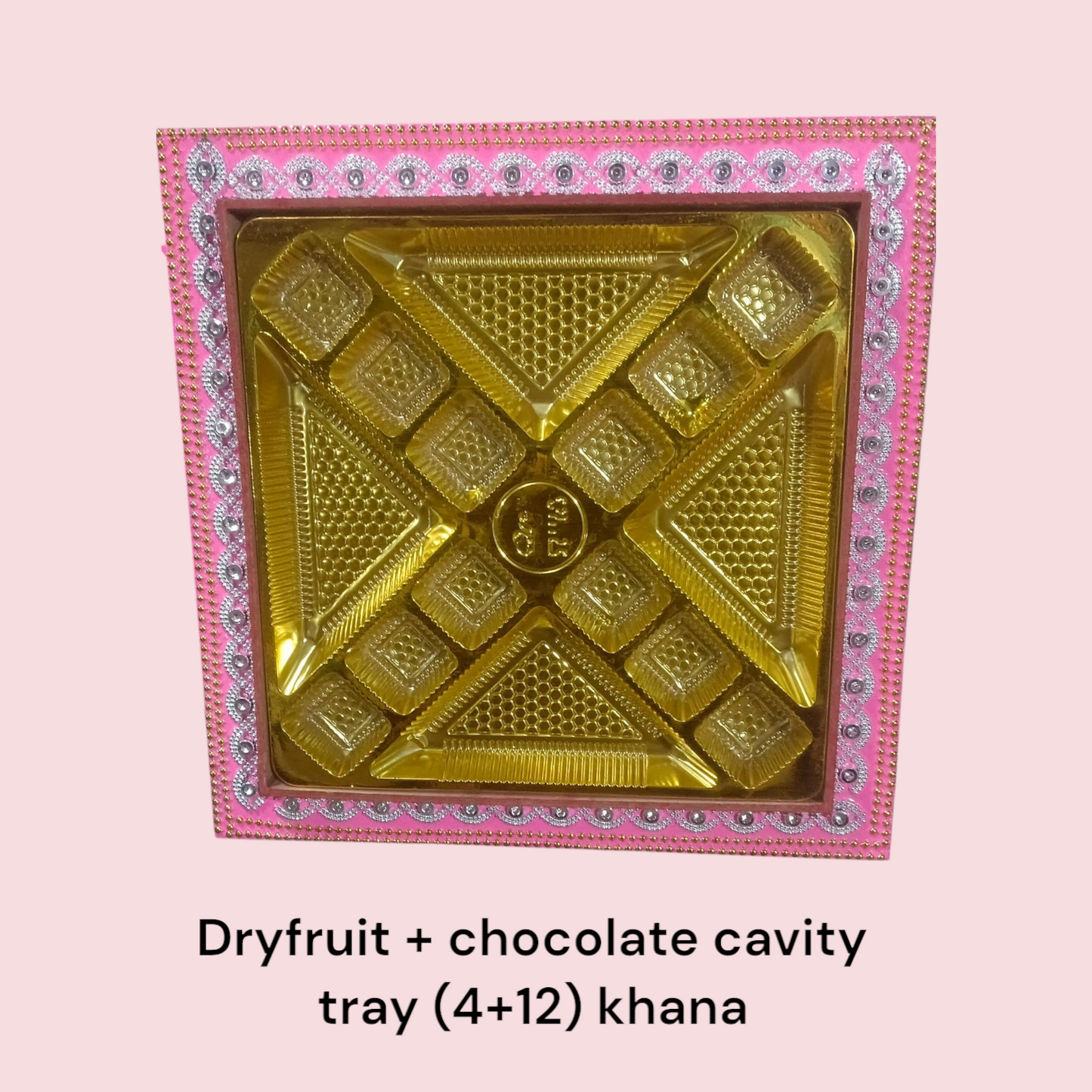 Dryfruit + Chocolate Cavity Tray (4+12) Khana