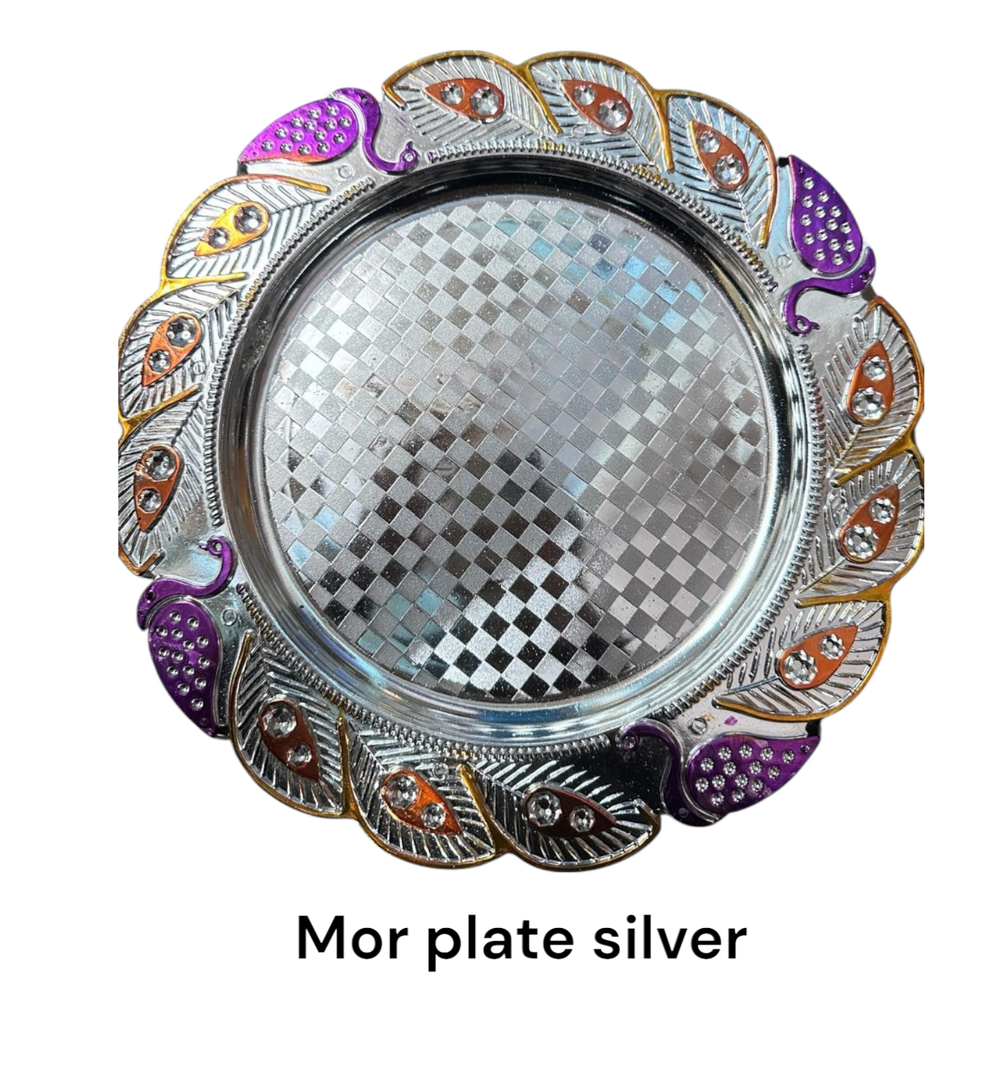 Check Mor Plate Silver