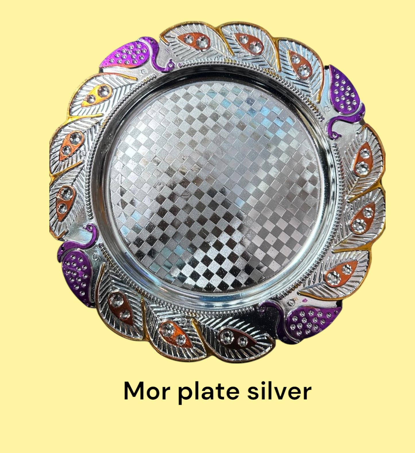 Check Mor Plate Silver