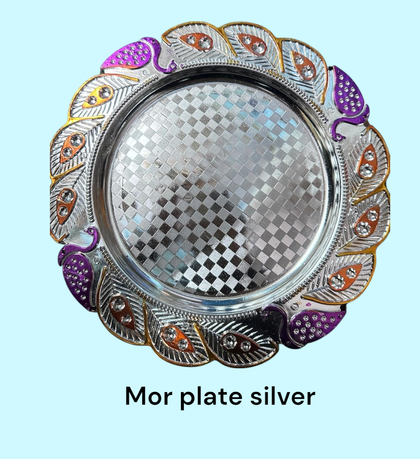 Check Mor Plate Silver