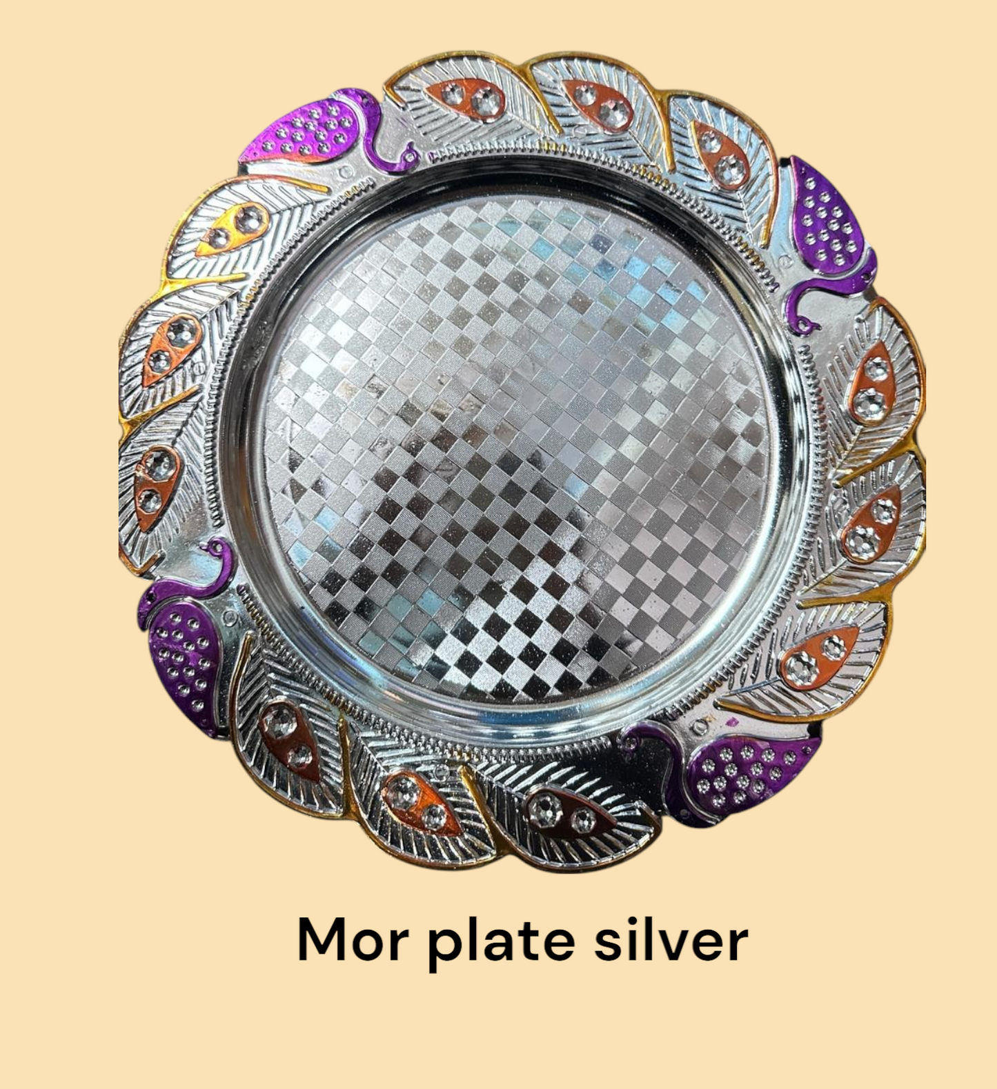 Check Mor Plate Silver