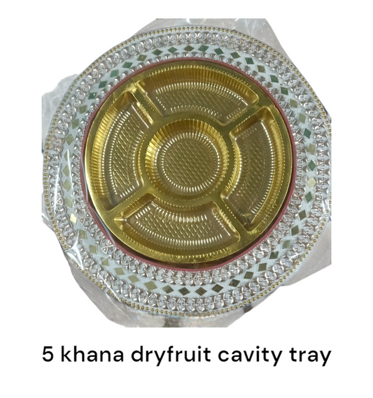 5 Khana Dryfruit Cavity Tray