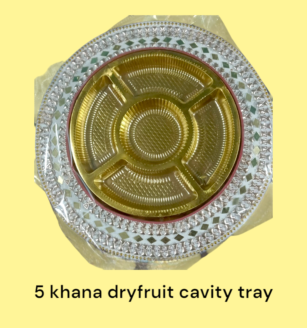 5 Khana Dryfruit Cavity Tray