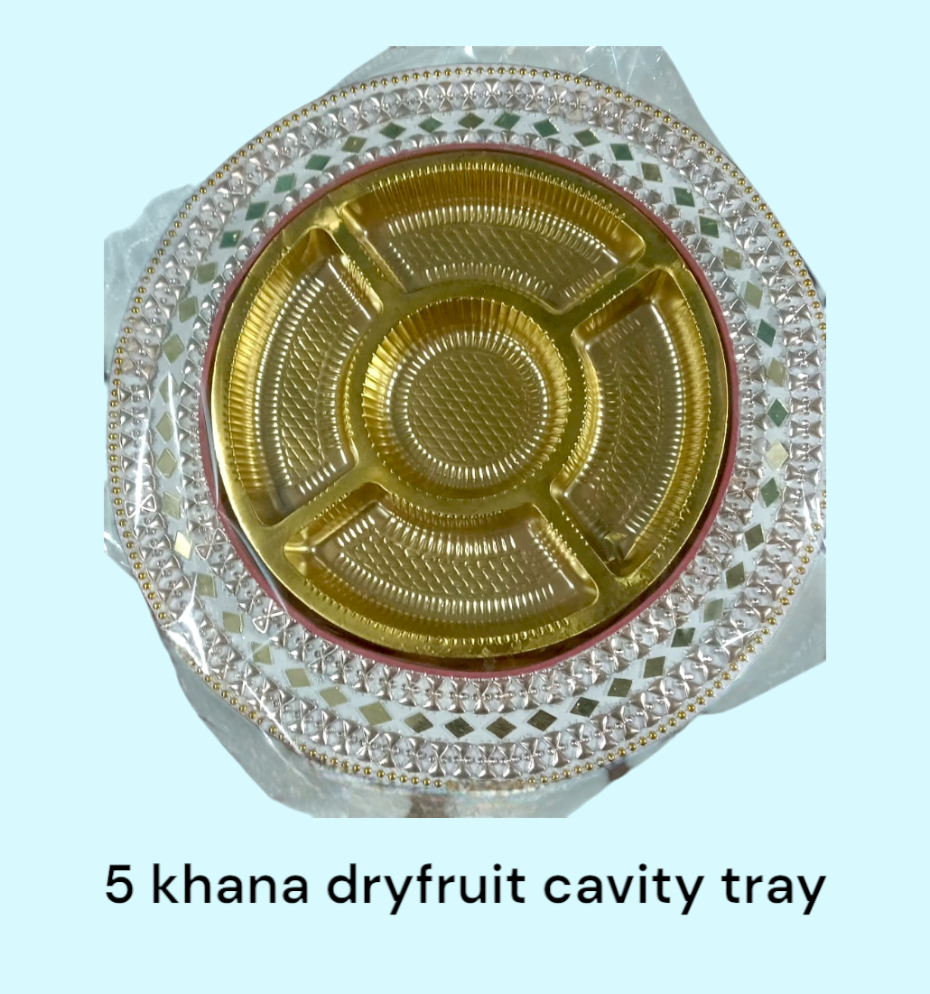 5 Khana Dryfruit Cavity Tray