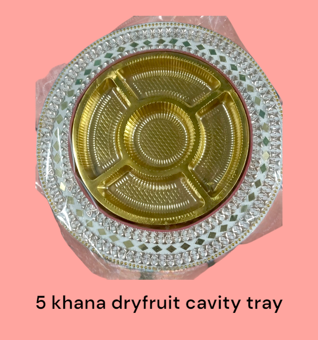 5 Khana Dryfruit Cavity Tray