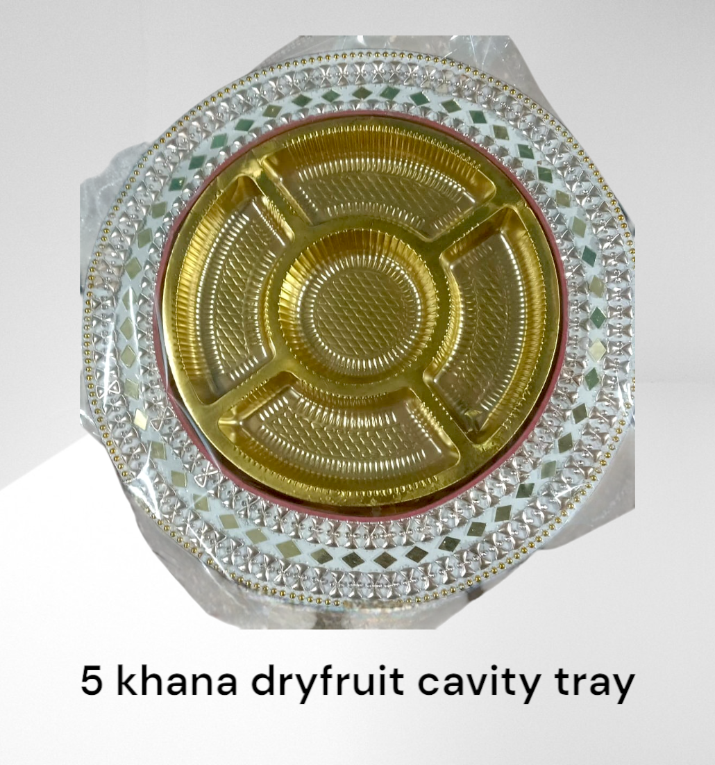 5 Khana Dryfruit Cavity Tray