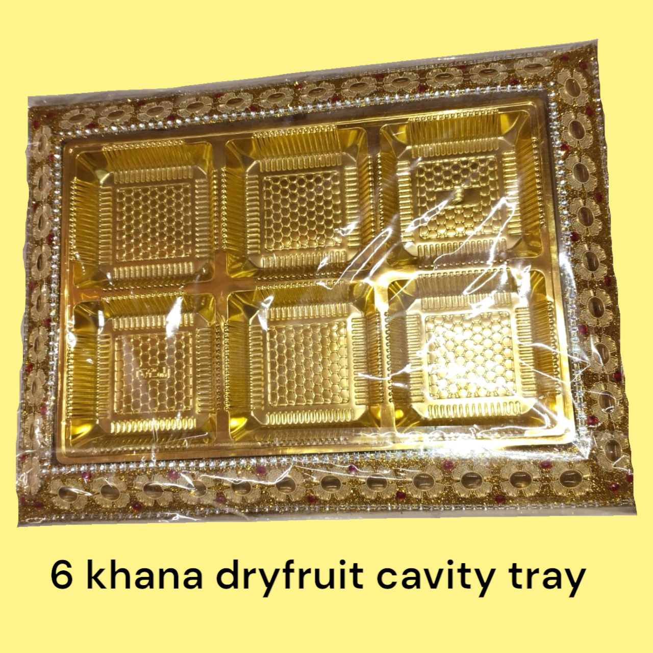 6 Khana Dryfruit Cavity Tray