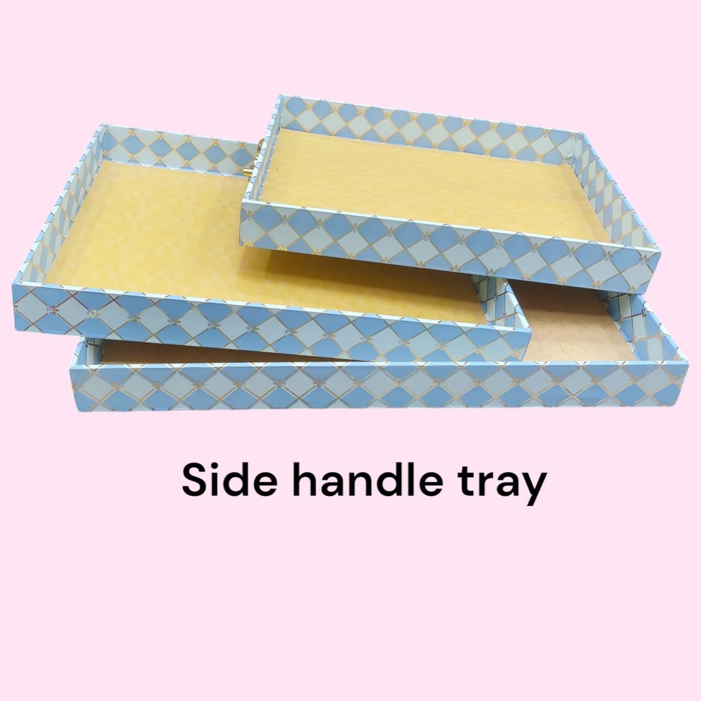 Coloured Premium Side Handle Tray