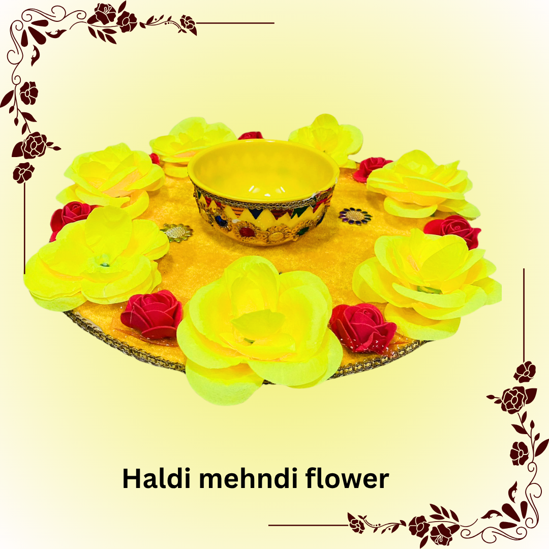 Haldi Mehndi Flower