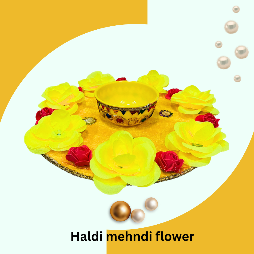 Haldi Mehndi Flower