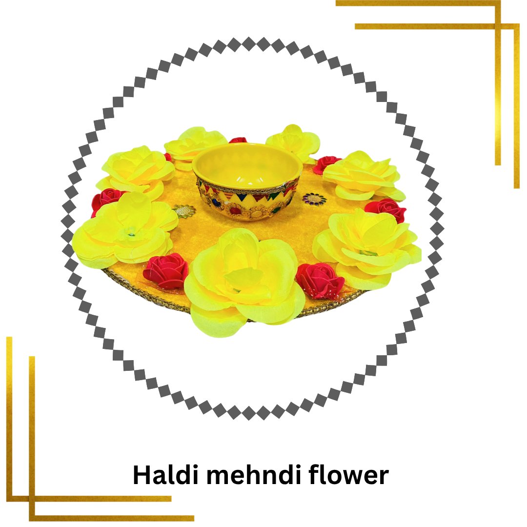 Haldi Mehndi Flower