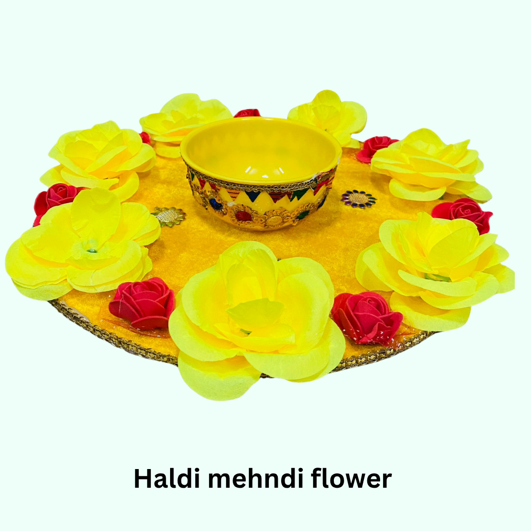 Haldi Mehndi Flower