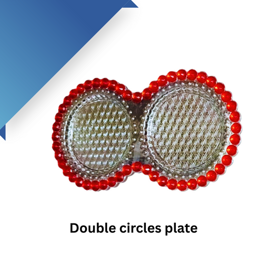 Double Circles Plate