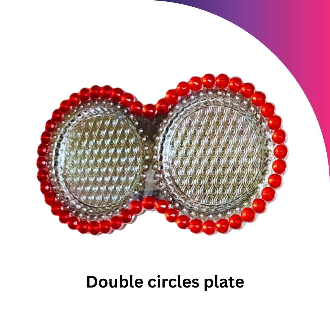 Double Circles Plate