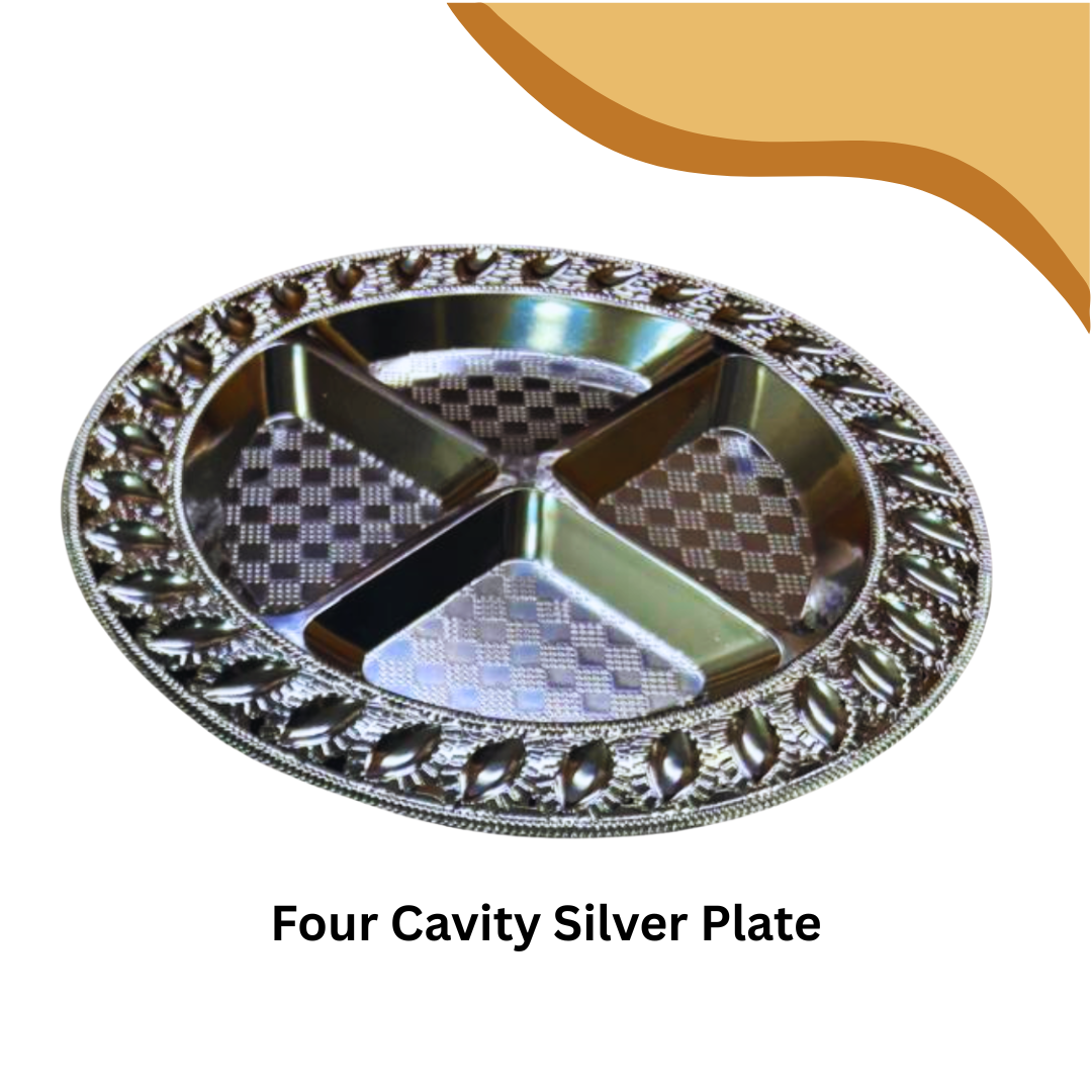 Four Cavity Silver Plate