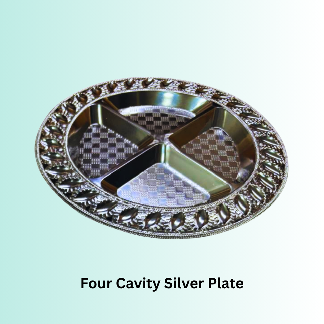 Four Cavity Silver Plate