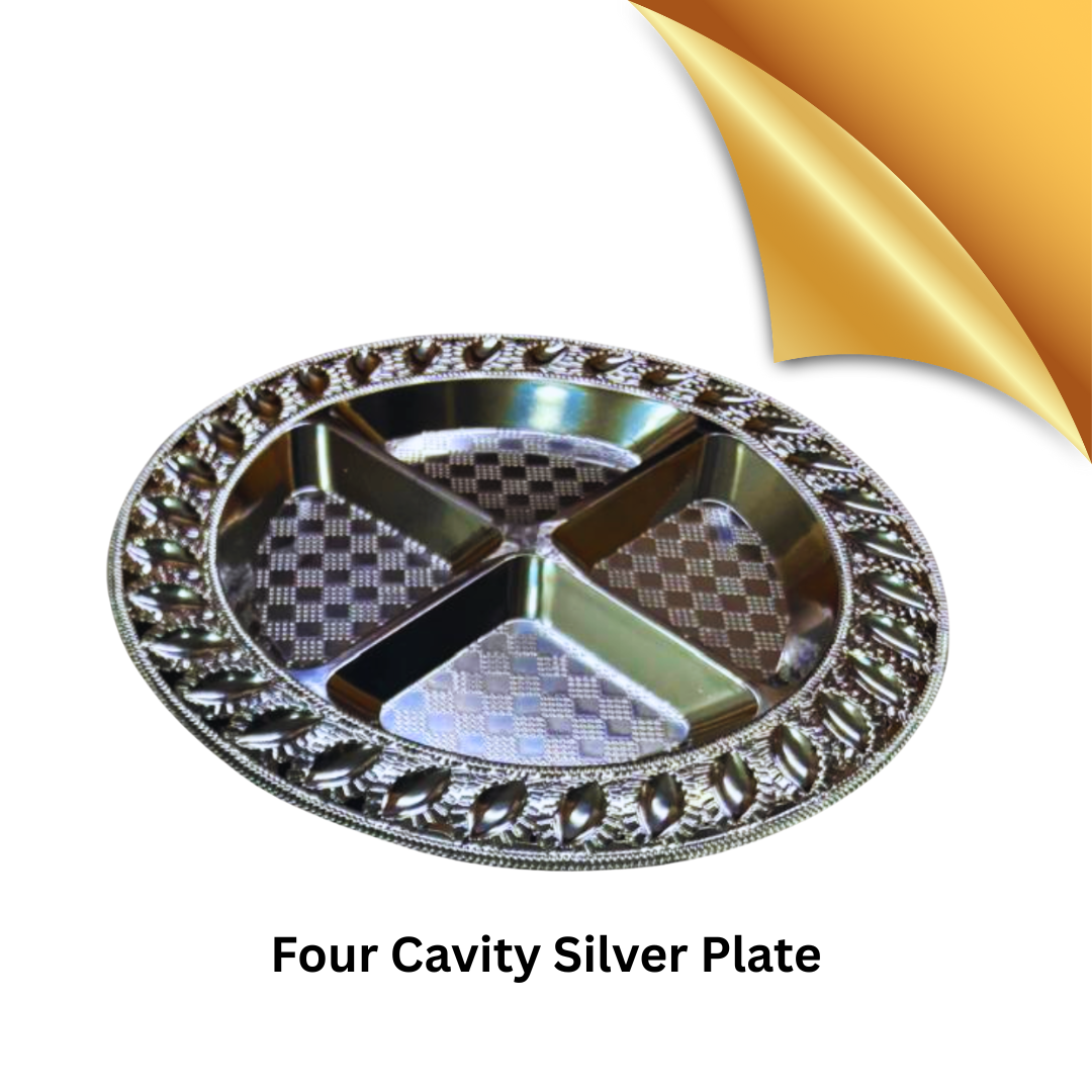 Four Cavity Silver Plate