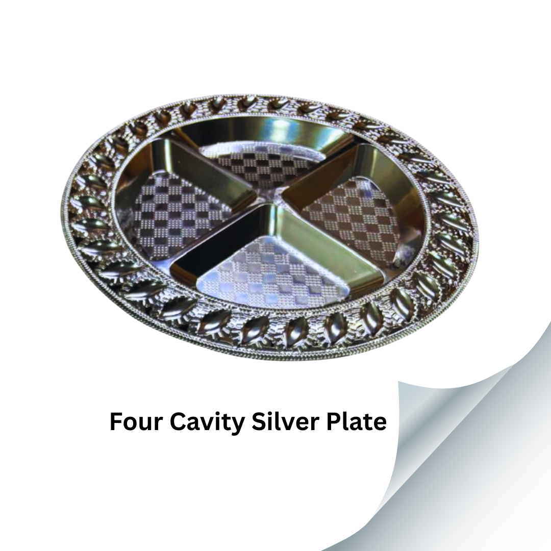 Four Cavity Silver Plate