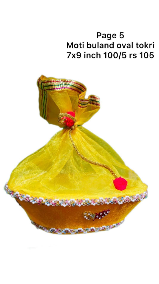 Decorative Moti Buland Oval Tokri