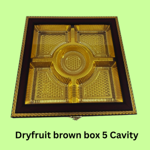 Dryfruit Brown Box 5 Cavity