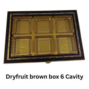 Dryfruit Brown Box 6 Cavity