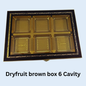 Dryfruit Brown Box 6 Cavity