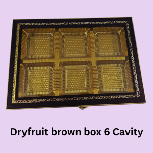 Dryfruit Brown Box 6 Cavity