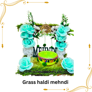 Grass Haldi Mehndi
