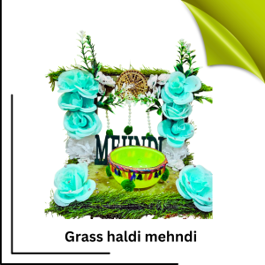 Grass Haldi Mehndi