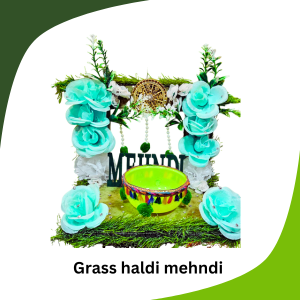 Grass Haldi Mehndi