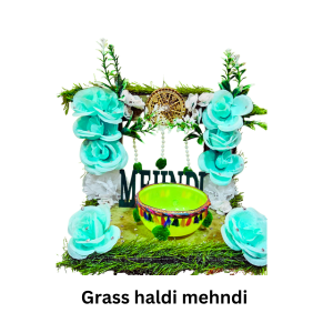 Grass Haldi Mehndi