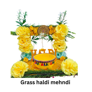 Grass Haldi Mehndi